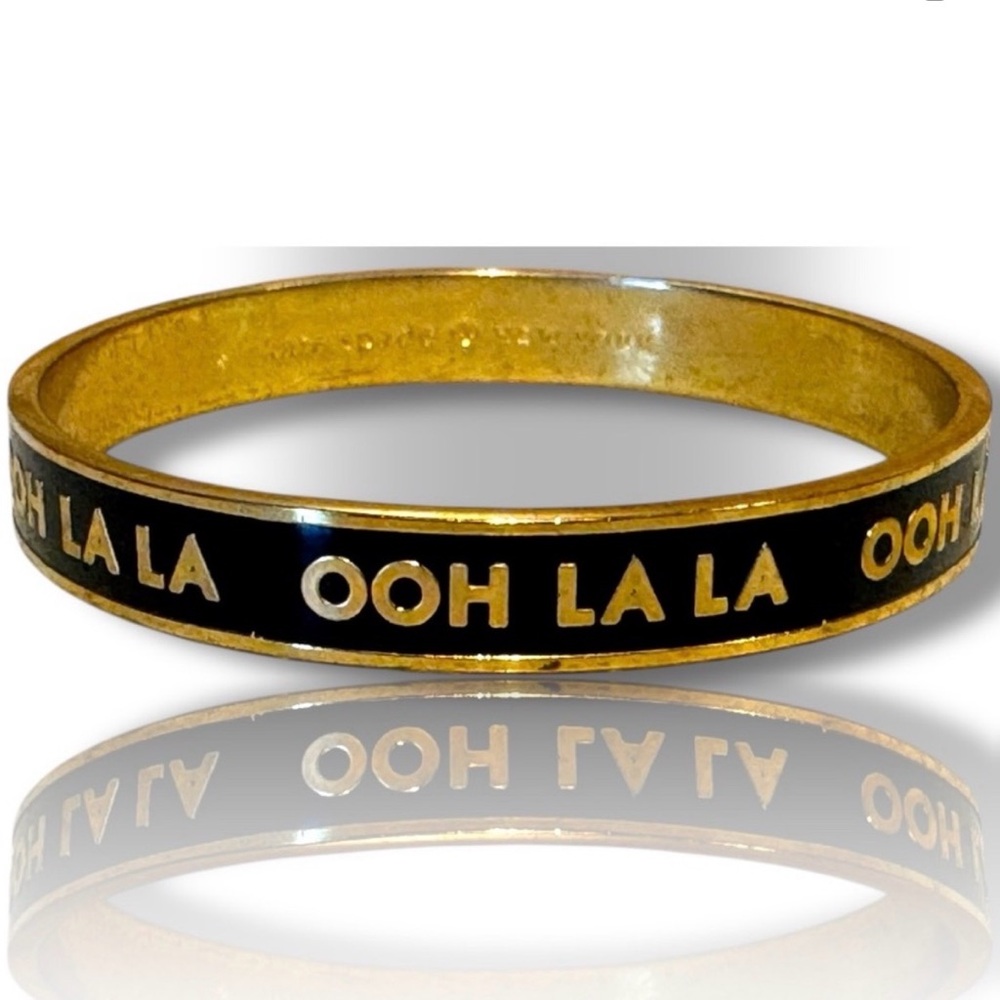 kate spade Gold-tone Logo Bangle